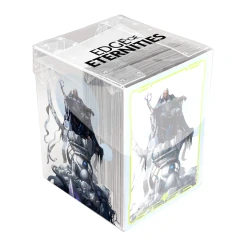 Ultra Pro - Edge of Eternities - 100ct Deck Protector Sleeves in Clear Box - Key Character PW - Tezzeret, Cruel Captain